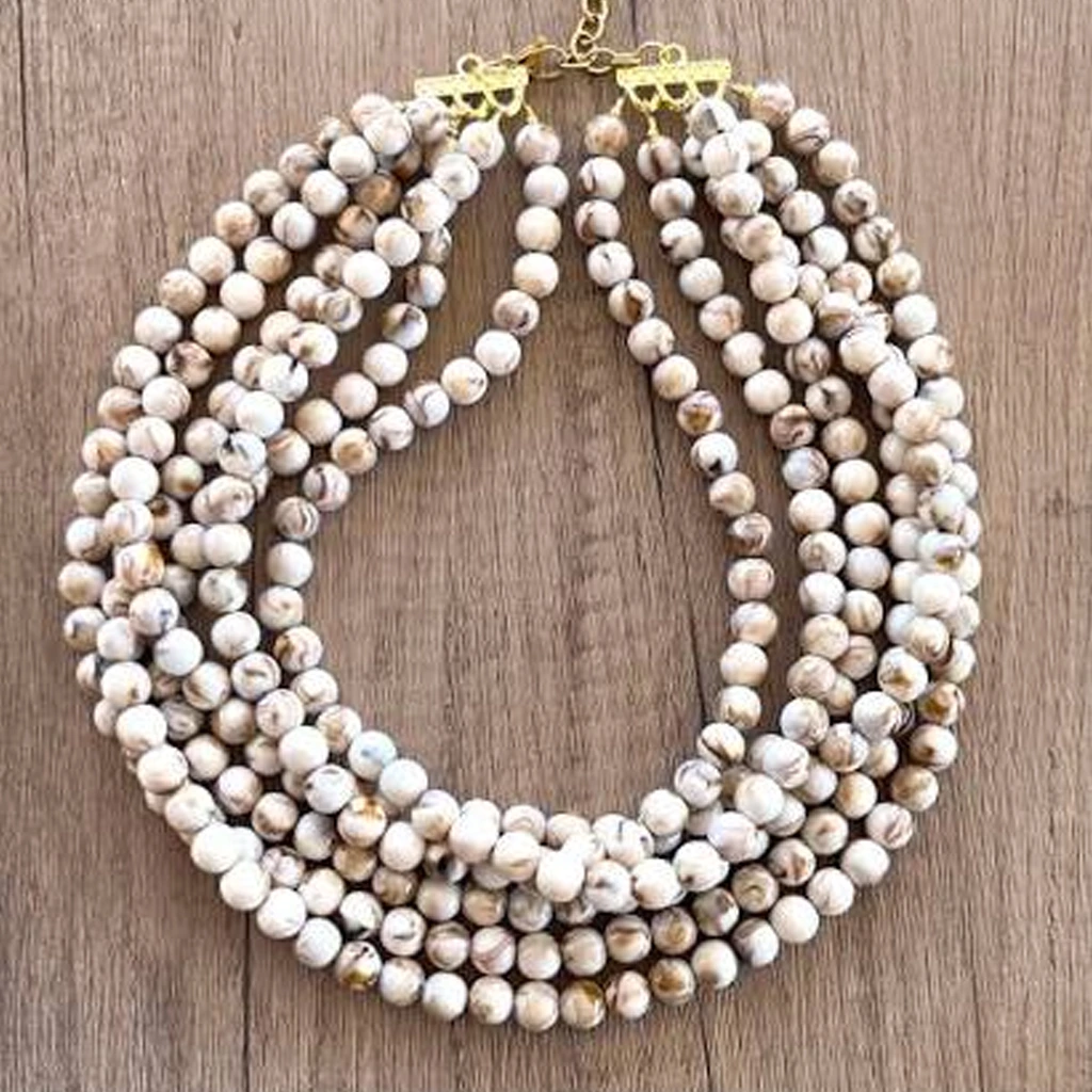 Beaded Statement Necklace