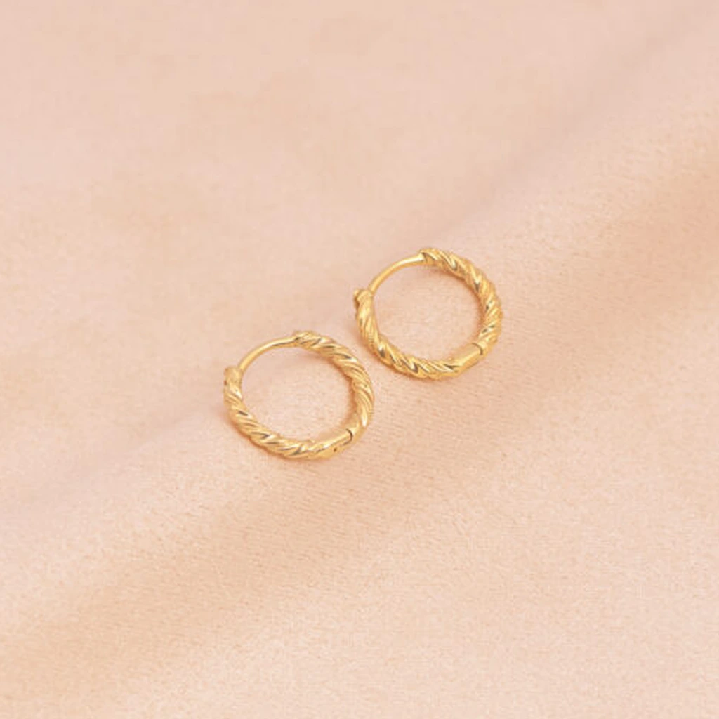 Gold Hoop Earrings