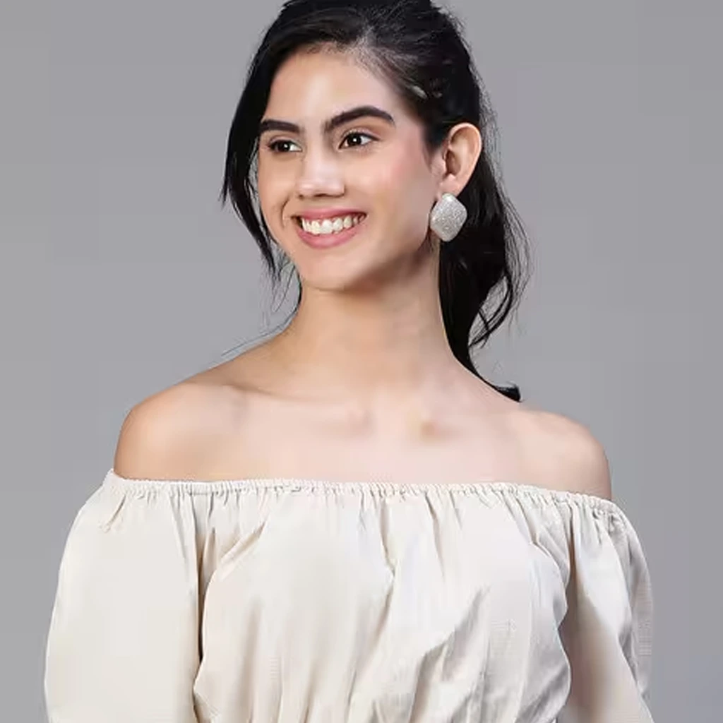 Off-Shoulder Crop Top